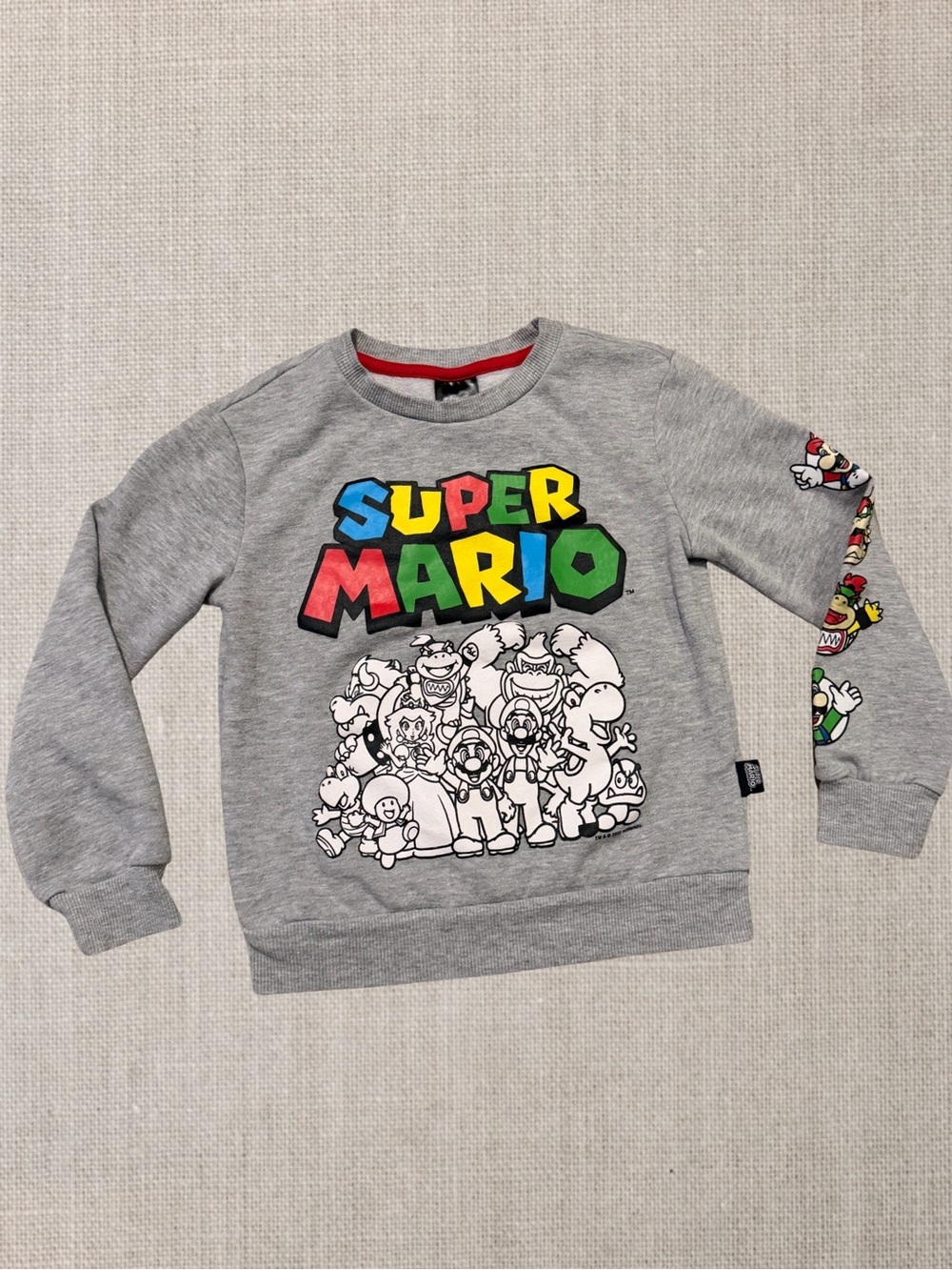 Nintendo Super Mario Bros Graphic Fleece Sweatshirt
